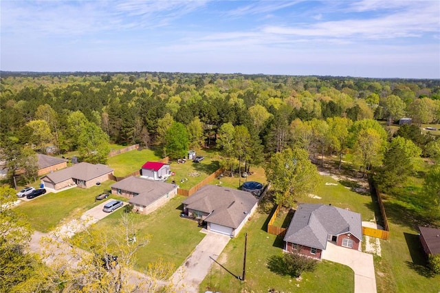 220 Casey Rd, Lufkin, TX 75901 - aerial view of residential area featuring a heavily wooded area