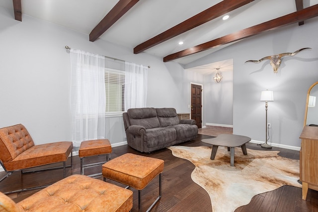 1402 Robinwood, Lufkin, TX 75904 - living room featuring wood finished floors, recessed lighting, and baseboards