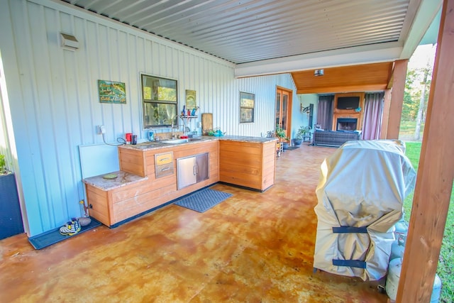 view of patio / terrace featuring area for grilling