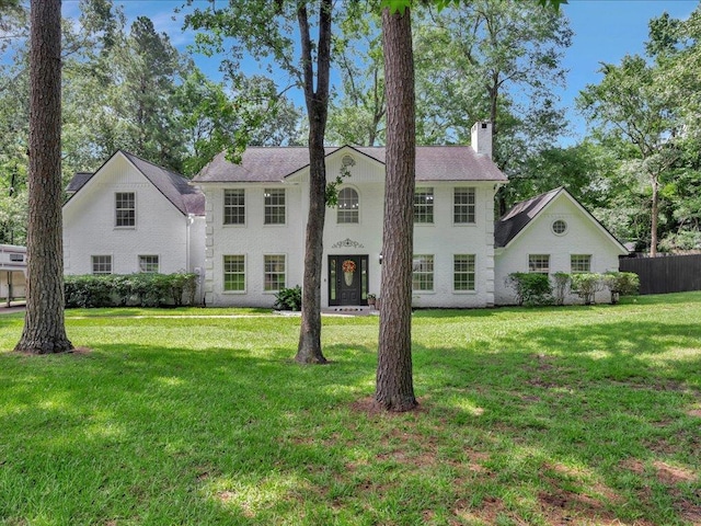 107 Bending Oak Dr, Lufkin, TX 75904 - view of front of home featuring a chimney