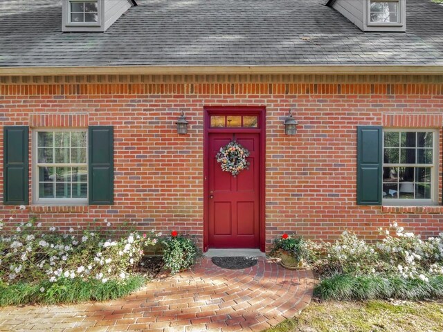 2211 Copeland St, Lufkin, TX 75904 - entrance to property with brick siding and roof with shingles