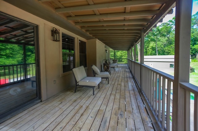 view of deck