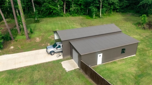 drone / aerial view