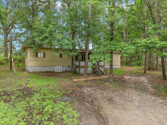 view of back of property