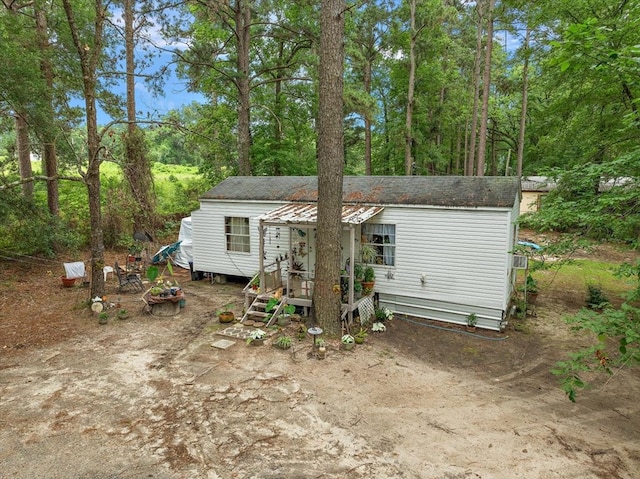 view of rear view of house