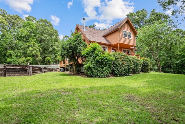 183 Holly Cir, Etoile, TX 75944 - view of yard