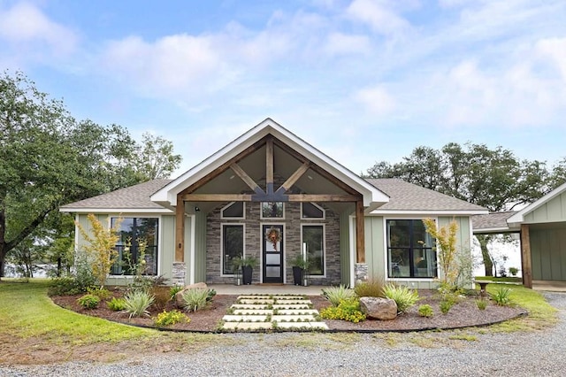 view of front of home