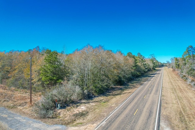 view of road