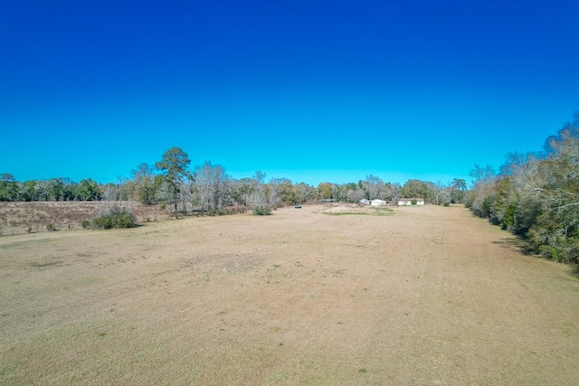 view of yard featuring a rural view