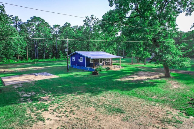 496 County Road 486, Broaddus, TX 75929 - view of grassy yard