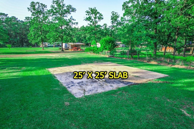 496 County Road 486, Broaddus, TX 75929 - view of grassy yard