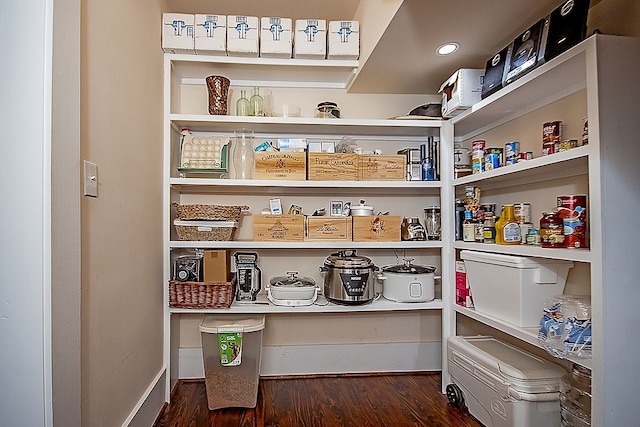 view of pantry