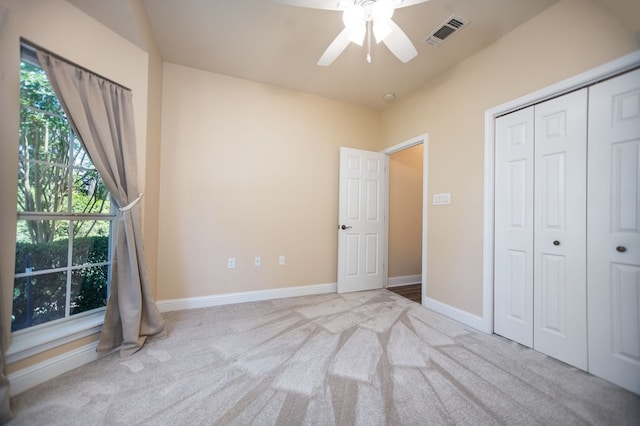120 Shady Springs Bnd, Lufkin, TX 75901 - unfurnished bedroom with carpet, ceiling fan, and a closet