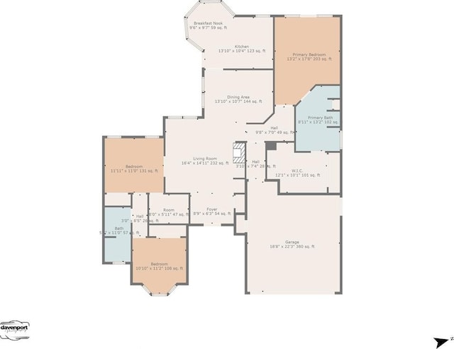 120 Shady Springs Bnd, Lufkin, TX 75901 - view of property floor plan