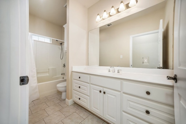 120 Shady Springs Bnd, Lufkin, TX 75901 - bathroom with vanity, shower / tub combo with curtain, and tile patterned flooring