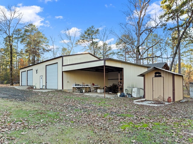 view of outbuilding