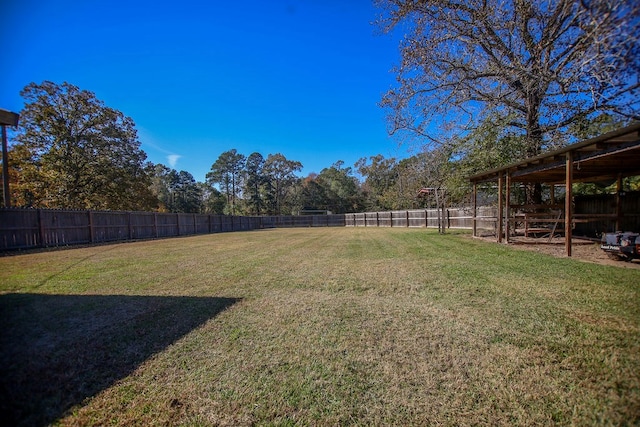 view of yard