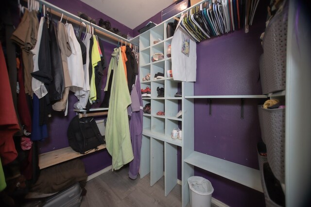 310 Karen Dr, Lufkin, TX 75904 - walk in closet with wood finished floors