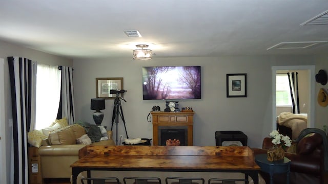 view of living room