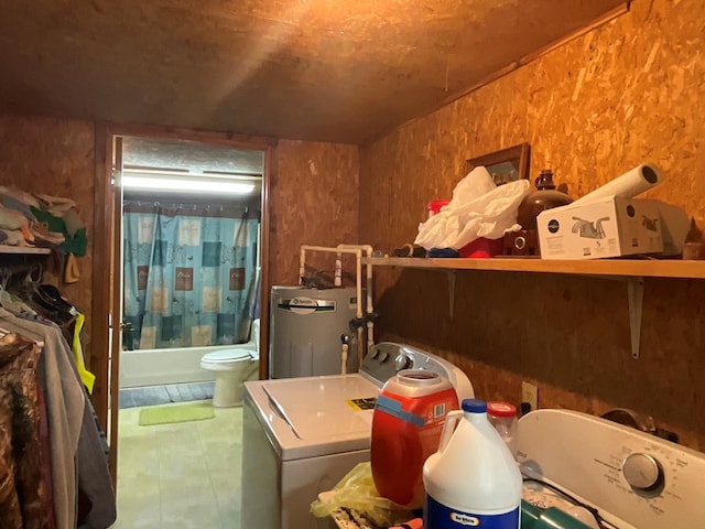 4499 Weaver Bend Rd, Huntington, TX 75949 - storage with water heater and washer and dryer