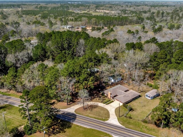 4662 Old Union Rd, Lufkin, TX 75904 - drone / aerial view featuring a forest view