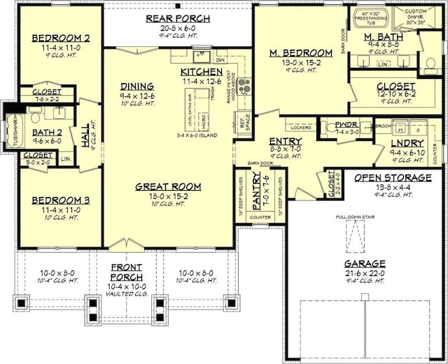 106 Evergreen Ln, Lufkin, TX 75904 - view of floor plan / room layout