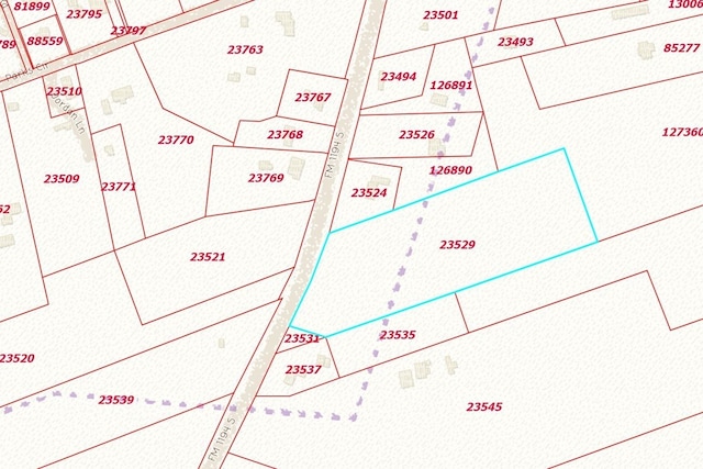 106 Evergreen Ln, Lufkin, TX 75904 - map of parcels