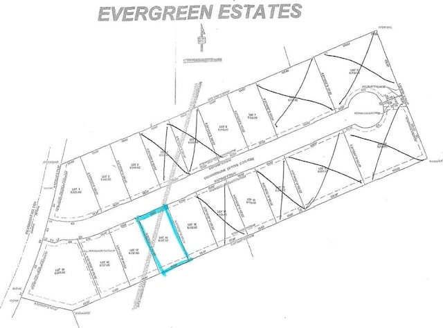 106 Evergreen Ln, Lufkin, TX 75904 - parcel map