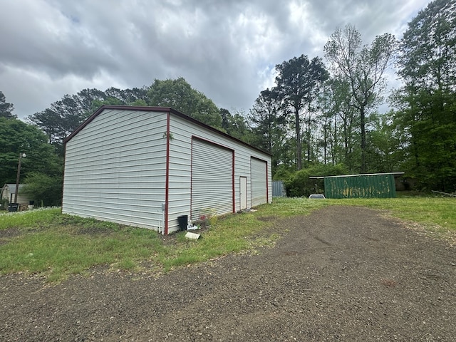805 Worth St, Hemphill, TX 75948 - view of detached garage