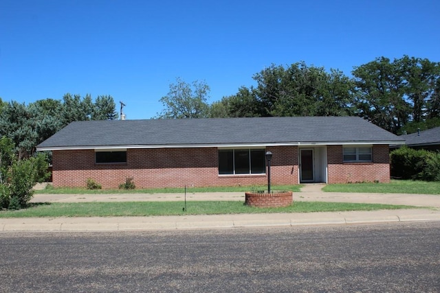 view of ranch-style home