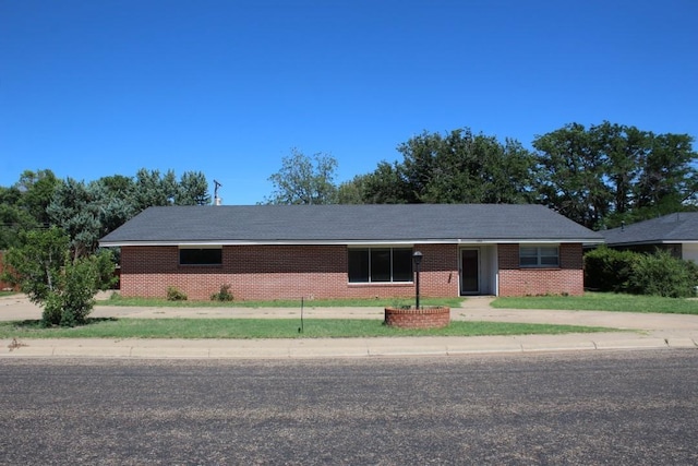 view of ranch-style home