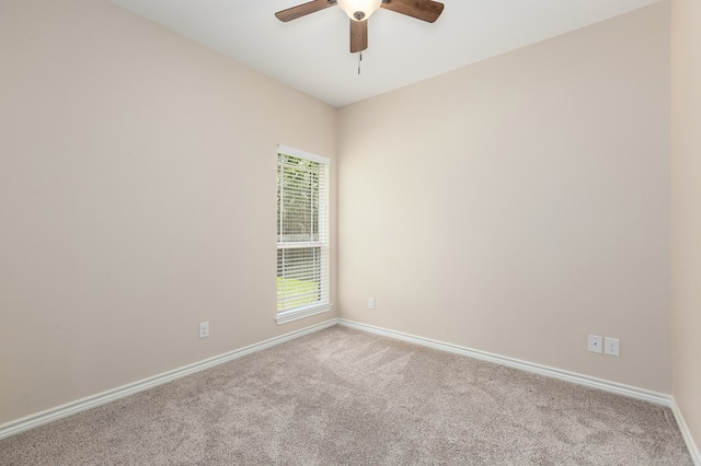 211 Rustic Pines Dr, Lufkin, TX 75904 - spare room with a ceiling fan and carpet floors