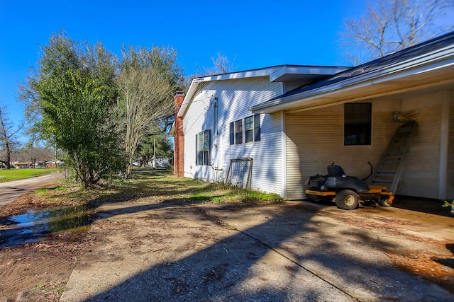 view of property exterior