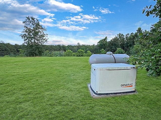 341 Red Wolf Ln, Brookeland, TX 75931 - exterior view of a power unit and propane tank