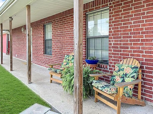 341 Red Wolf Ln, Brookeland, TX 75931 - view of patio