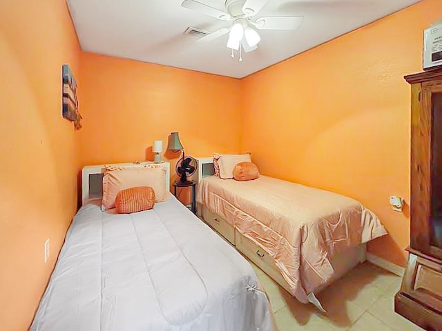 341 Red Wolf Ln, Brookeland, TX 75931 - bedroom featuring a ceiling fan