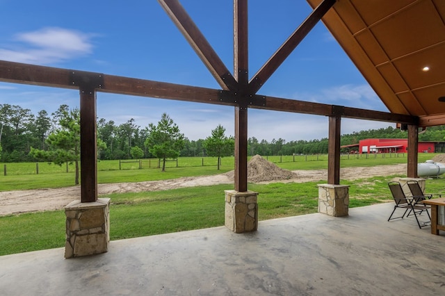 view of patio