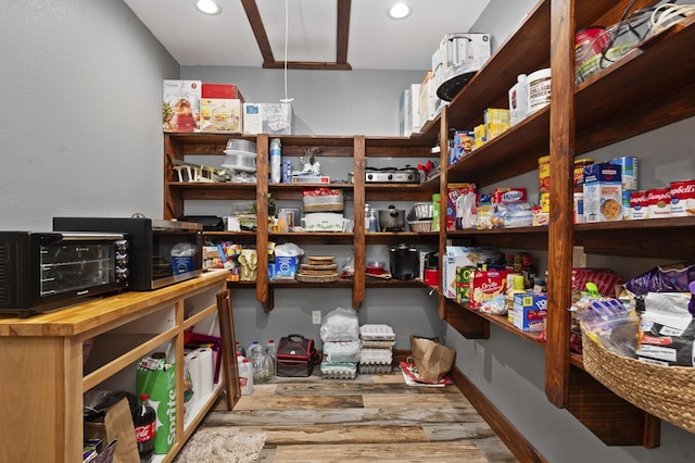 view of storage room