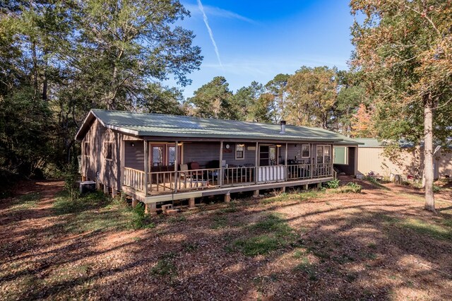 view of rear view of property