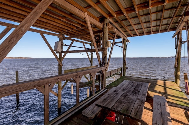 1500 New Haven Rd, Hemphill, TX 75948 - dock area featuring a water view