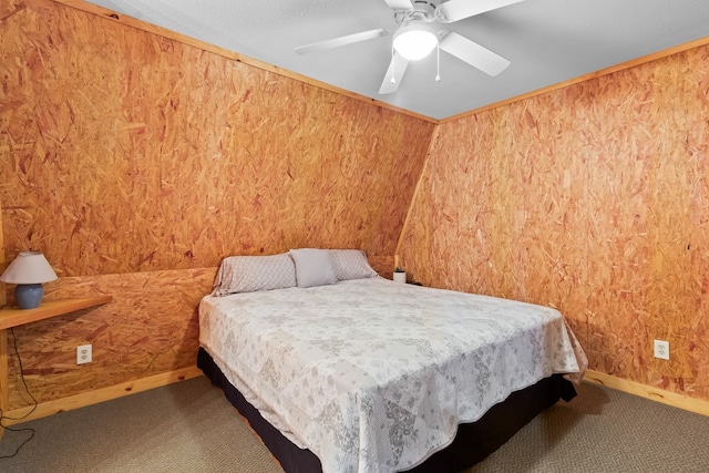 264 Wildbriar Dr, Jasper, TX 75951 - carpeted bedroom featuring baseboards and a ceiling fan