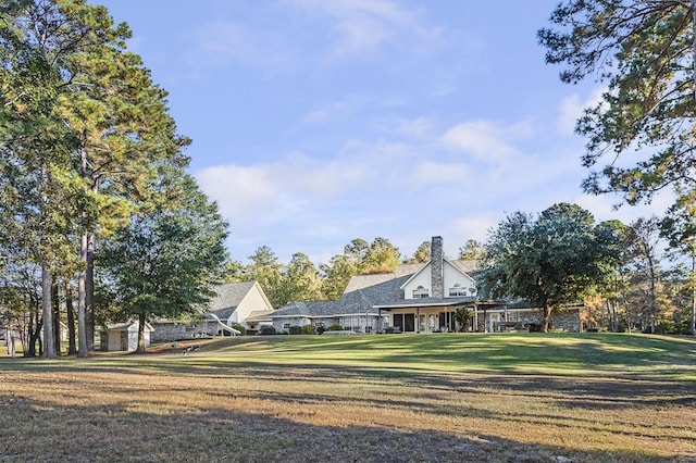 view of yard