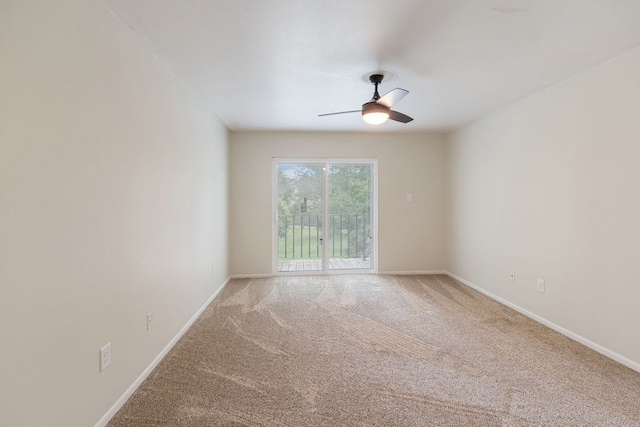 112 Westchester St, Lufkin, TX 75901 - carpeted empty room featuring a ceiling fan and baseboards