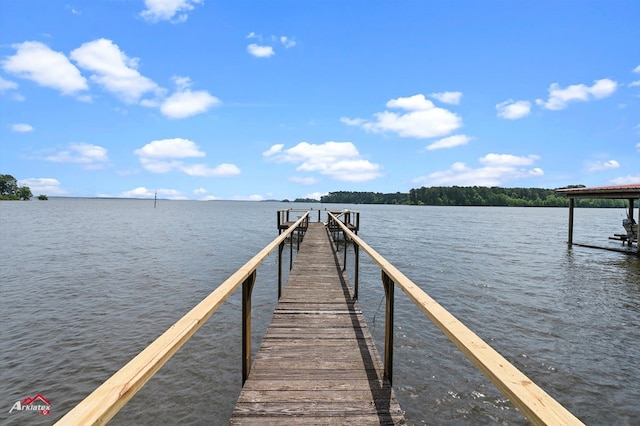 140 Eastwood Dr, Milam, TX 75959 - dock with a water view