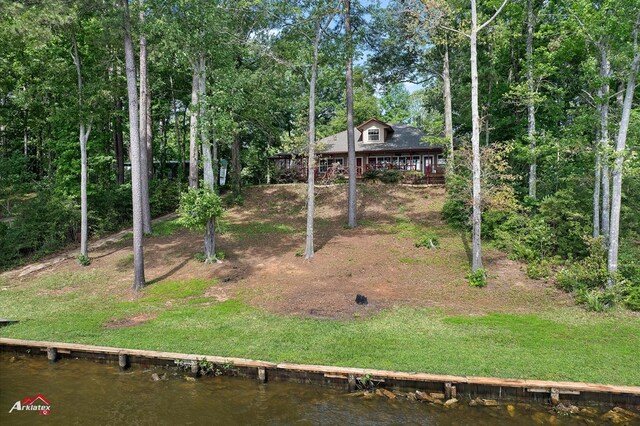 140 Eastwood Dr, Milam, TX 75959 - view of yard featuring a water view