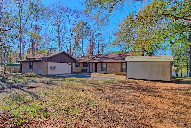 rear view of property with a yard