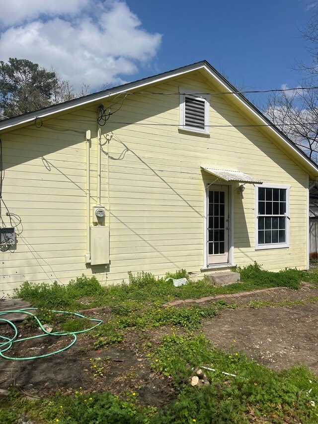 view of rear view of house