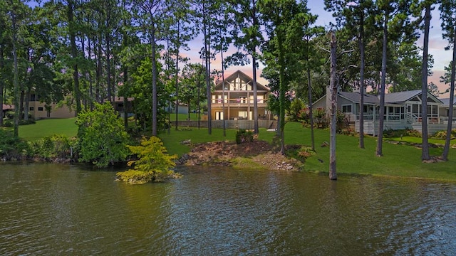 view of water feature