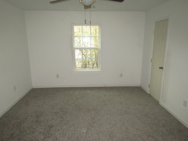 409 W 4th St, Hereford, TX 79045 - spare room featuring carpet flooring and ceiling fan