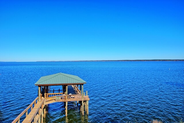 160 Somerset, Milam, TX 75959 - view of dock featuring a water view
